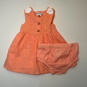 Nicole Miller Coral Baby Dress